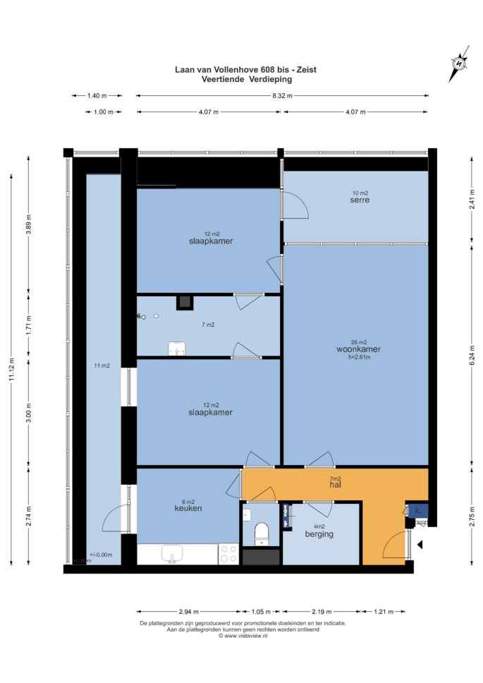 Laan van Vollenhove 608 BIS, 3706 AA, Zeist