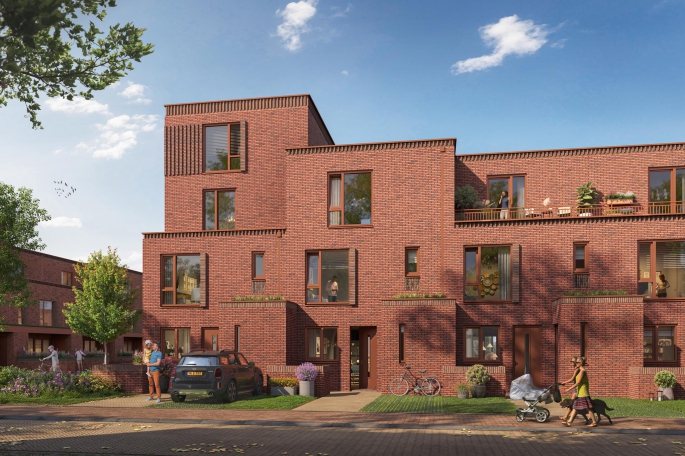 Eikenstein, Tussen terraswoning, Zeist