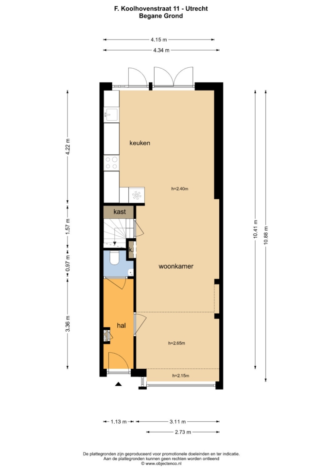 F. Koolhovenstraat 11, 3555 VE, Utrecht