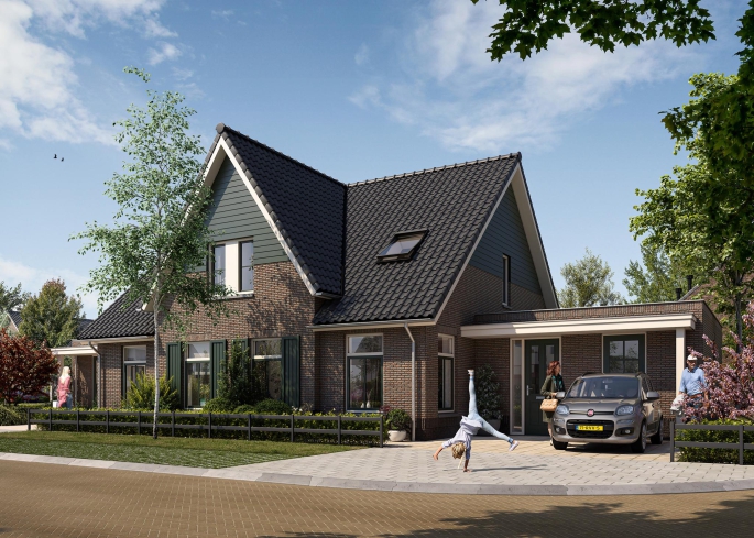 Hoevelaar Fase 2 'De Singels & De Erven', Seniorenwoningen, bouwnummer: 21, Woudenberg