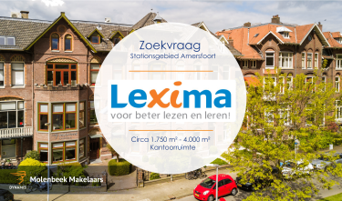 Zoekvraag: 1.750 m² –4.000 m² kantoorruimte Amersfoort