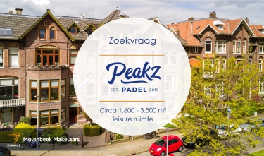 Zoekvraag: circa 1.600 – 3.500 m² leisure ruimte voor Peakz Padel