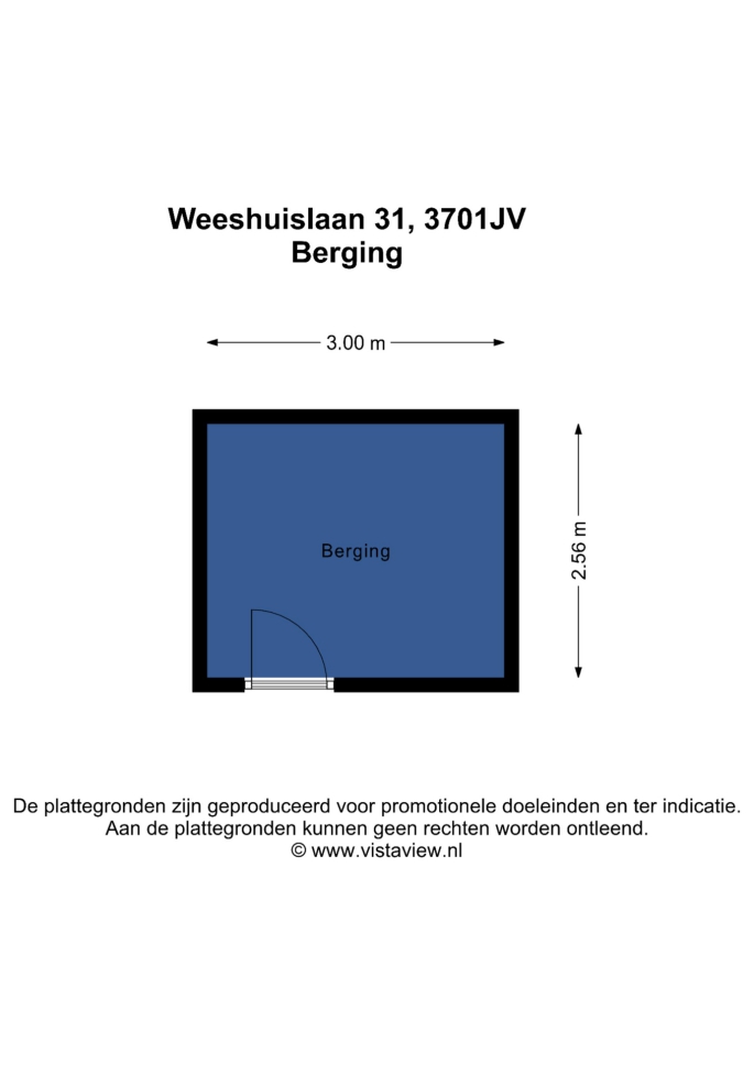 Weeshuislaan 31, 3701 JV, Zeist
