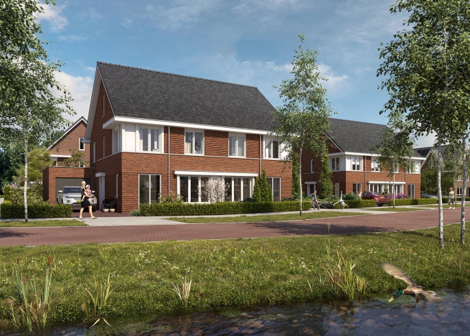 Hoevelaar Fase 2 'De Singels & De Erven', Twee-onder-één-kapwoningen, bouwnummer: 98, Woudenberg