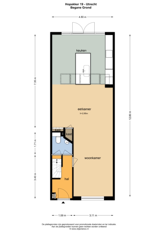 Hopakker 19, 3514 BS, Utrecht
