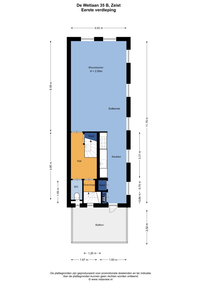 De Wetlaan 35 B, 3707 XB, Zeist