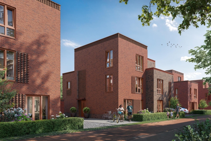 Eikenstein, Twee-onder-een-kapwoningen, Zeist