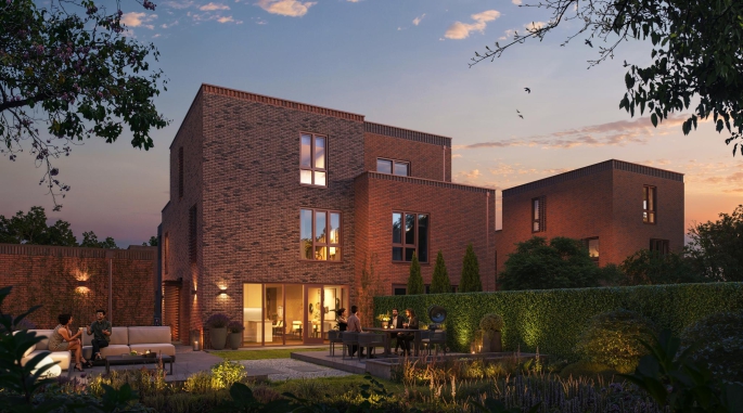 Eikenstein, Twee-onder-een-kapwoningen, Zeist