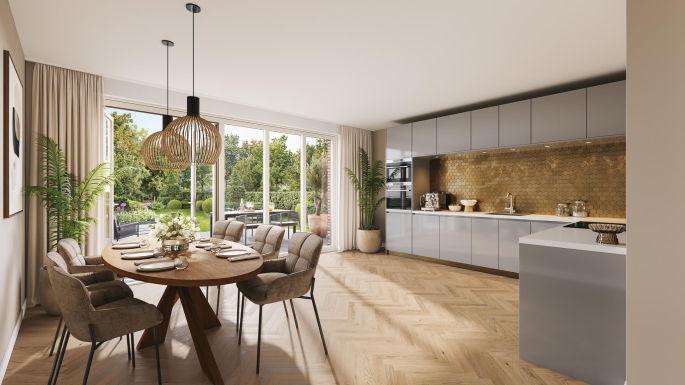 Eikenstein, Twee-onder-een-kapwoningen, Zeist