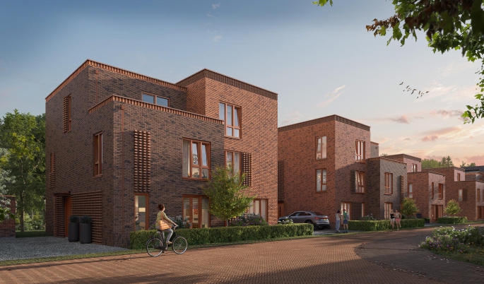 Eikenstein, Twee-onder-een-kapwoningen, Zeist