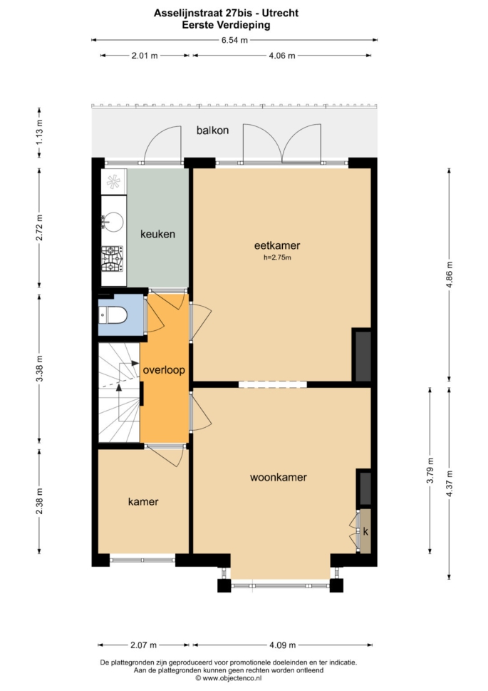 Asselijnstraat 27 BS, 3521 TB, Utrecht