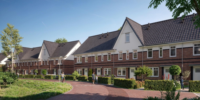 Leyens Erve woningen, Leyens Erve tussenwoningen, bouwnummer: W4, Bilthoven
