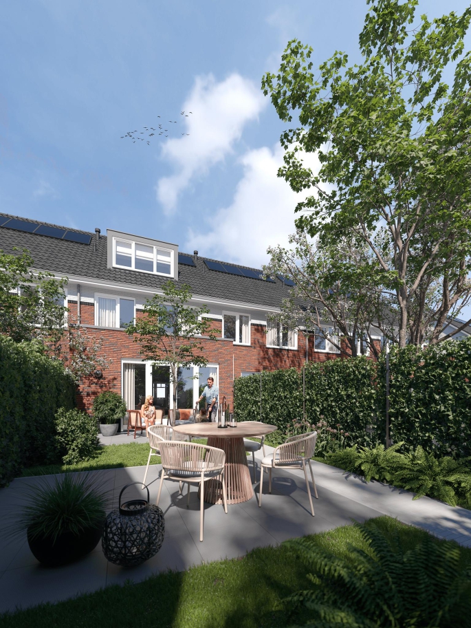 Leyens Erve woningen, Leyens Erve tussenwoningen, bouwnummer: W4, Bilthoven