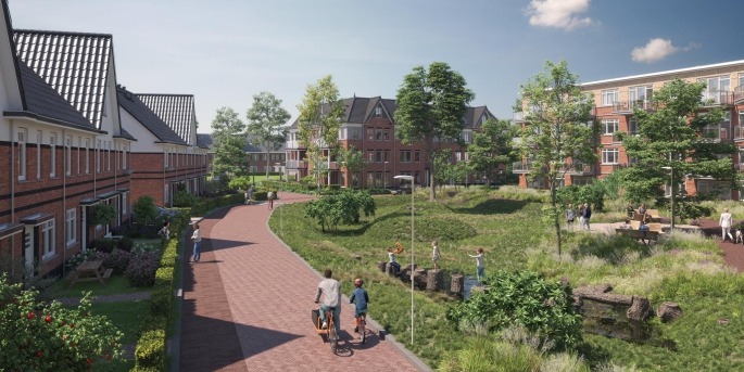 Leyens Erve woningen, Leyens Erve tussenwoningen, bouwnummer: W4, Bilthoven