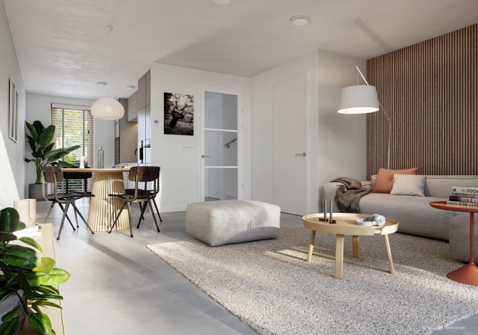 Leyens Erve woningen, Leyens Erve tussenwoningen, bouwnummer: W4, Bilthoven