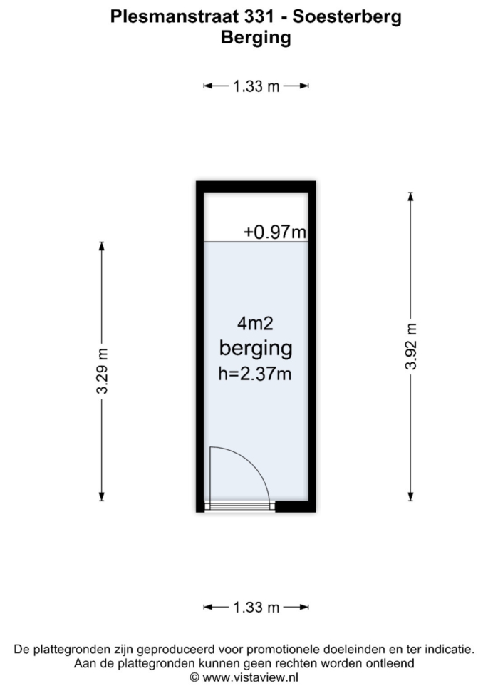 Plesmanstraat 331, 3769 HK, Soesterberg